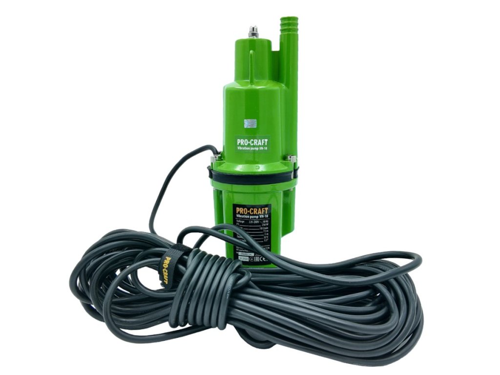 Vibračné ponorné čerpadlo Procraft VN-18 s horným nasávaním