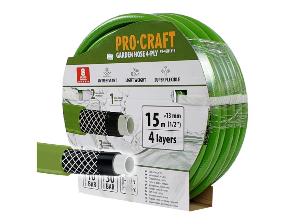 Zosilnená hadica na polievanie záhrady s vysokou pružnosťou