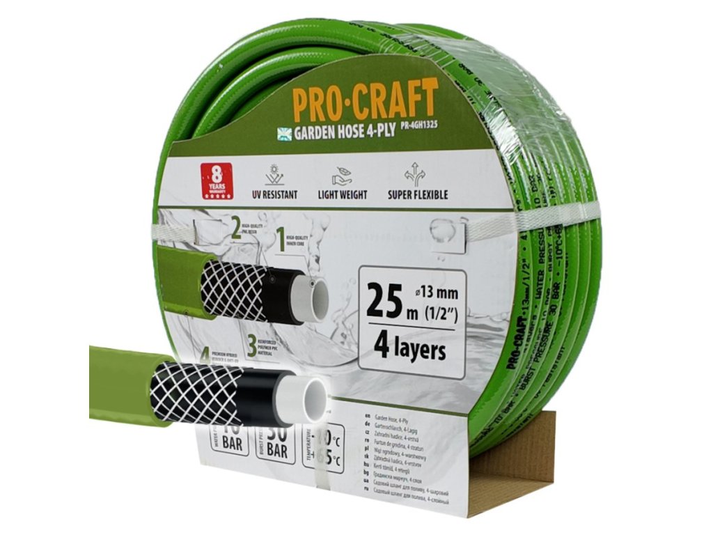 Zosilnená hadica na polievanie záhrady s vysokou pružnosťou