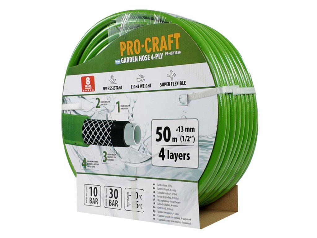 Zosilnená hadica na polievanie záhrady s vysokou pružnosťou