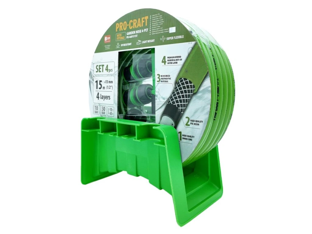 Záhradná hadica Procraft PR-4GH1315F 1/2" 15 m so sadou príslušenstva