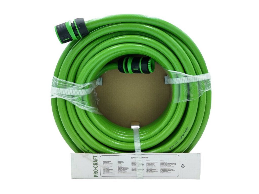 Odolná záhradná hadica Procraft PR-4GH1325F 25 m 1/2" s rýchlospojkami