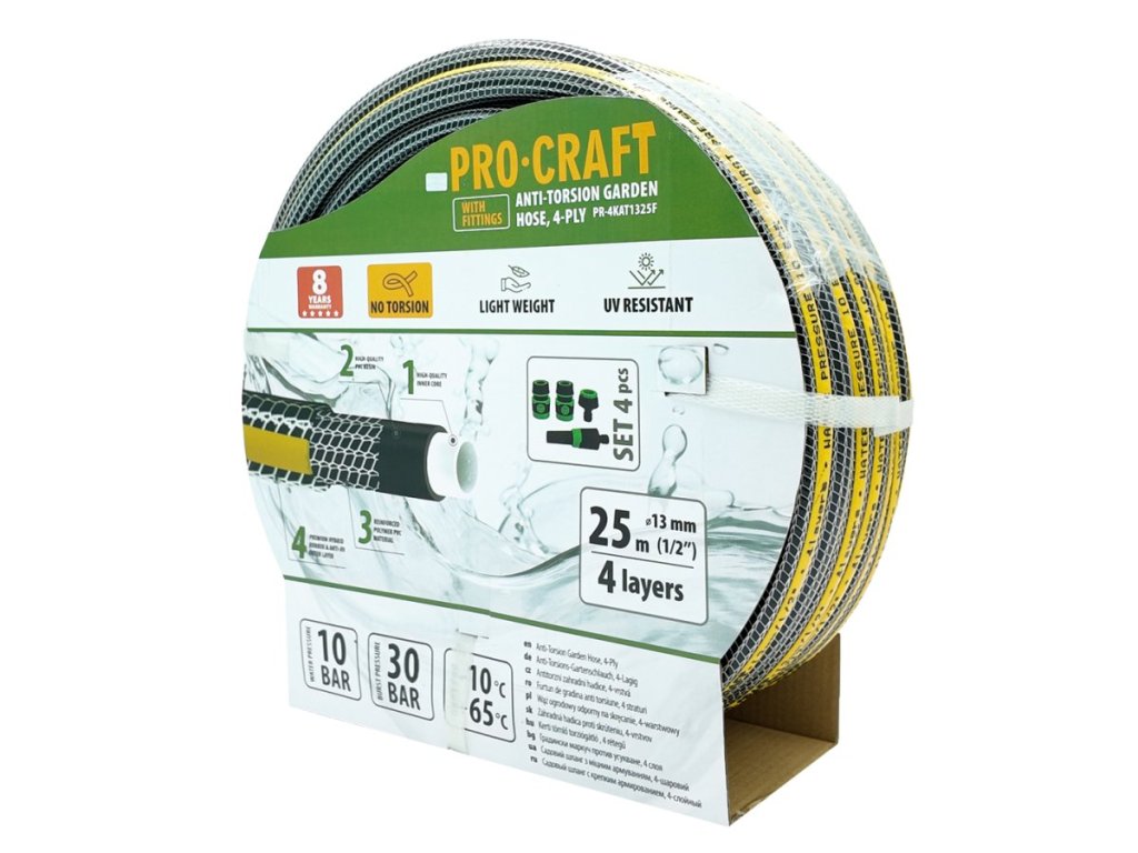 Pružná zavlažovacia hadica s ochranou proti UV žiareniu a mrazu