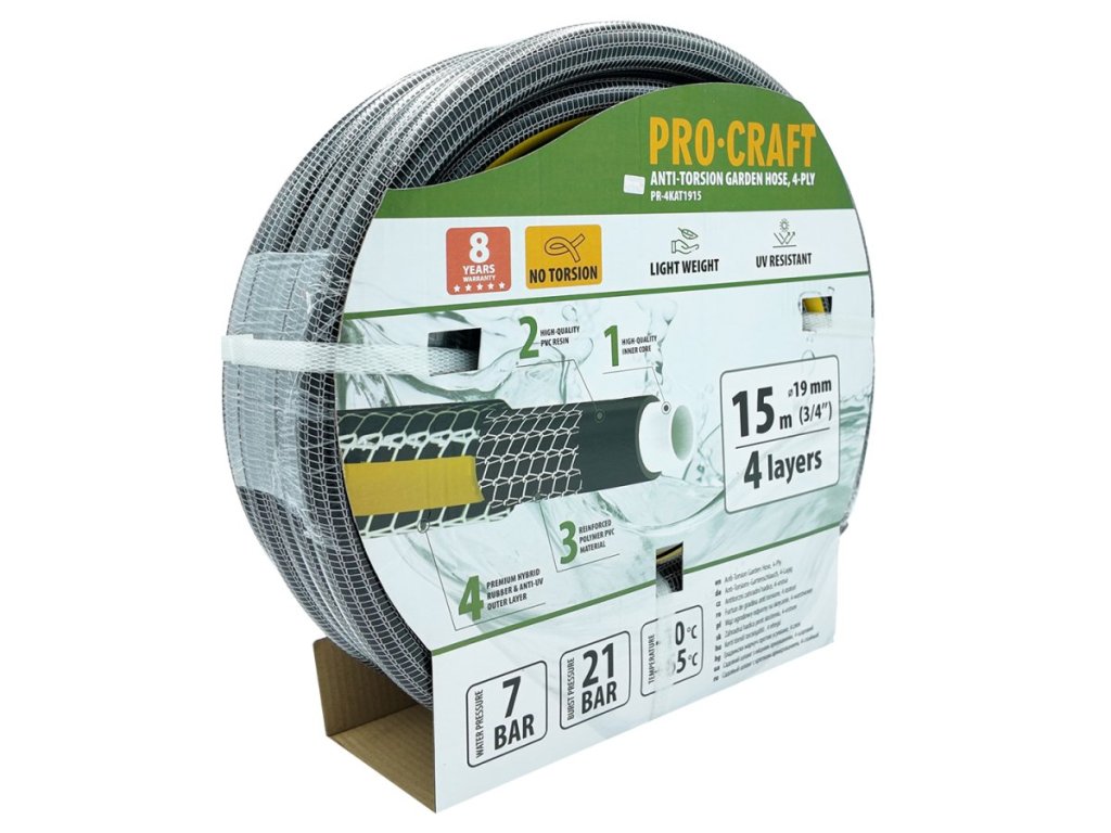 Flexibilná záhradná hadica Procraft PR-4KAT1915