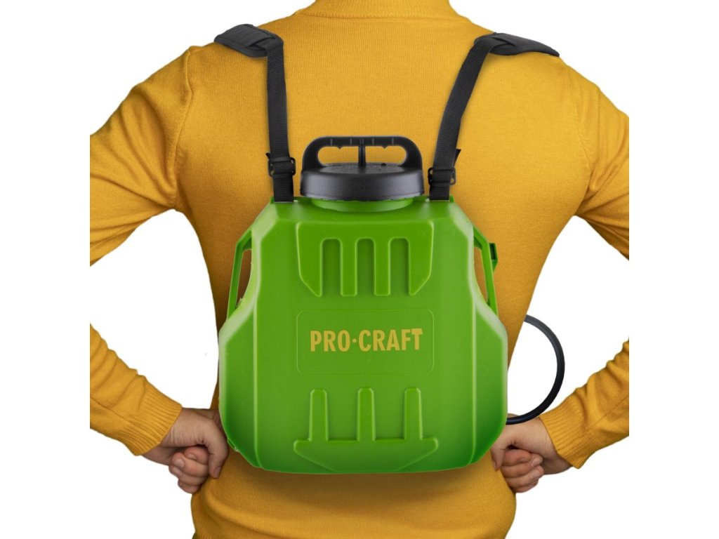 Akumulátorový postrekovač Procraft AS5 s 5l nádržou a 12V Li-ion batériou