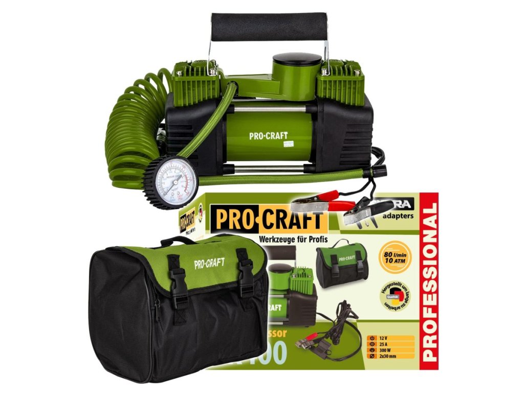 Vzduchový kompresor PROCRAFT LK400 s prietokom 80 l/min