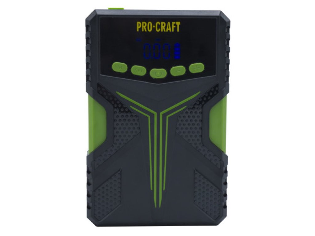 Výkonný štartovací zdroj s funkciou kompresora pre 12 V vozidlá