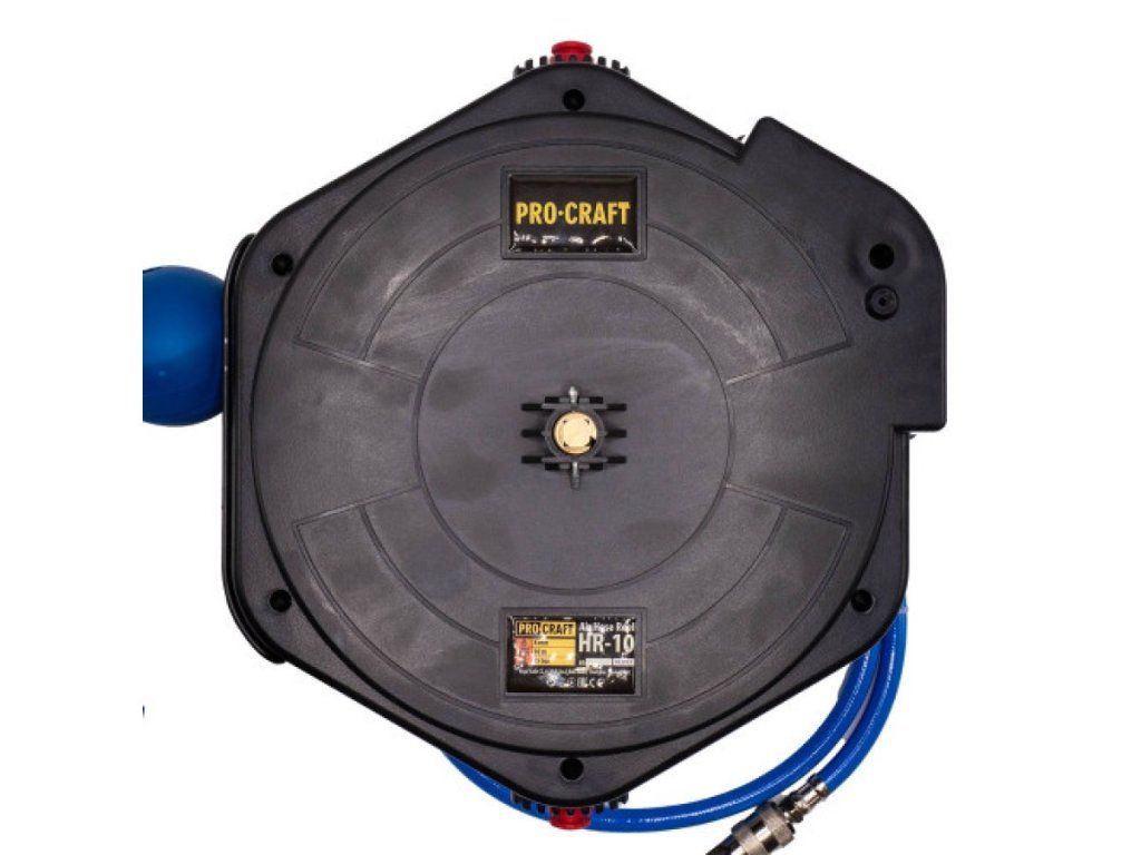Samonavíjací bubon s hadicou na stlačený vzduch PROCRAFT HR10