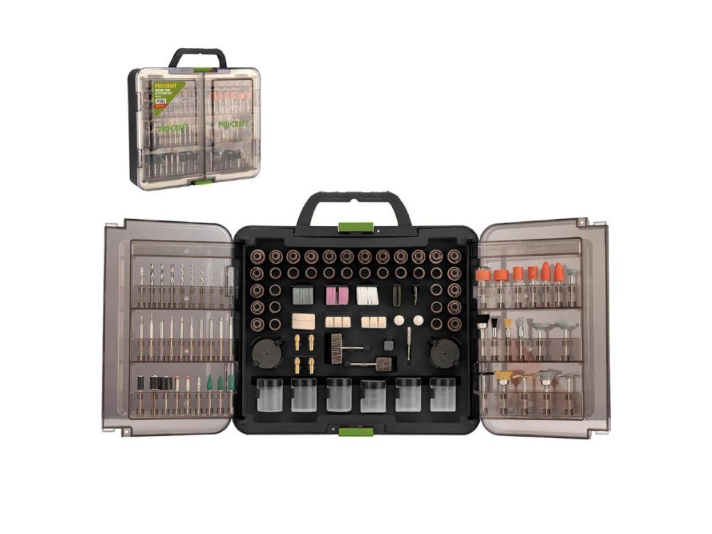 Sada nástavcov na priamu brúsku Procraft GK-418 pre precíznu prácu