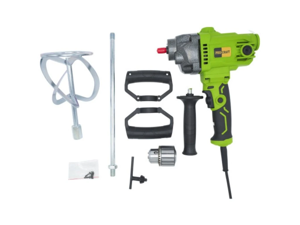 Vŕtačka a miešadlo Procraft PS1750 pre náročné stavebné zmesi