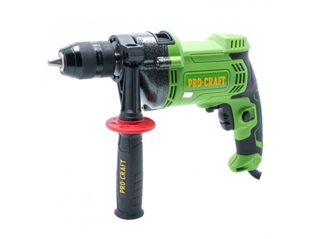 PROCRAFT PS1350M: Príklepová vŕtačka s rýchloupínacím skľučovadlom