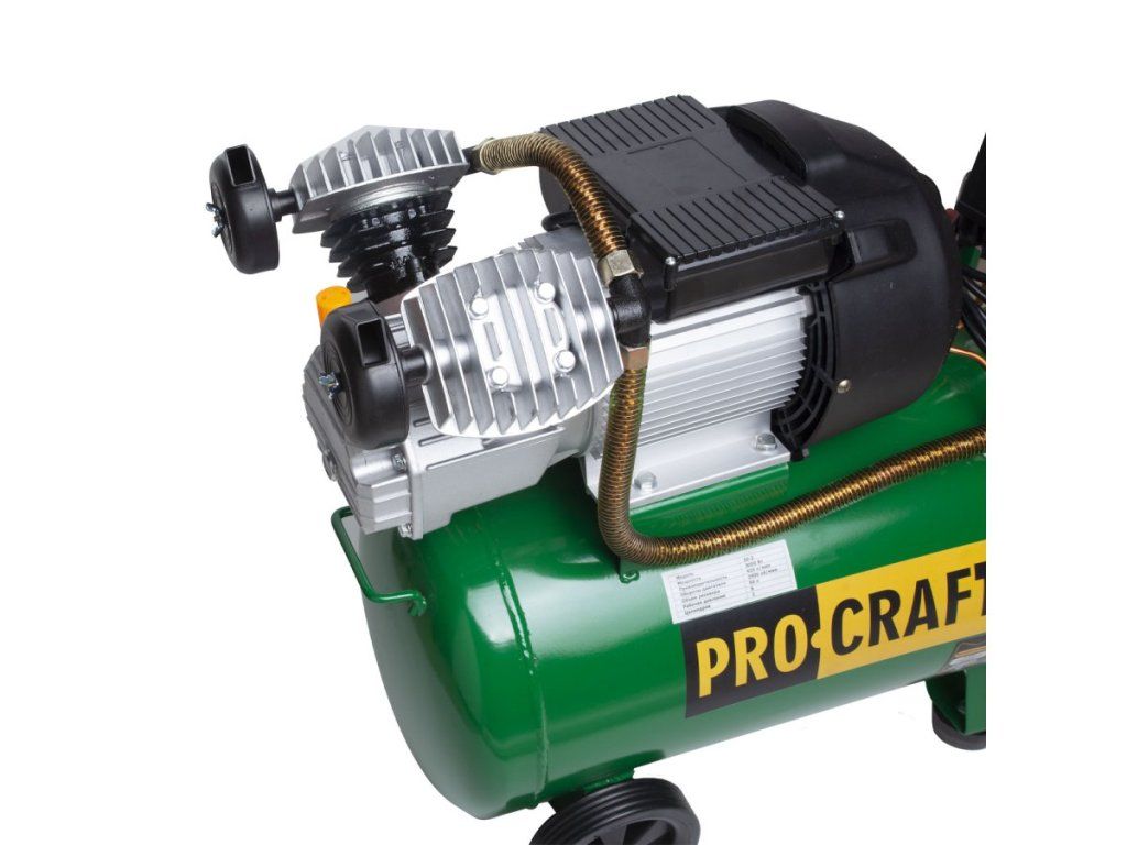 Olejový dvojpiestový kompresor PROCRAFT AC50-2 so 50 l vzdušníkom