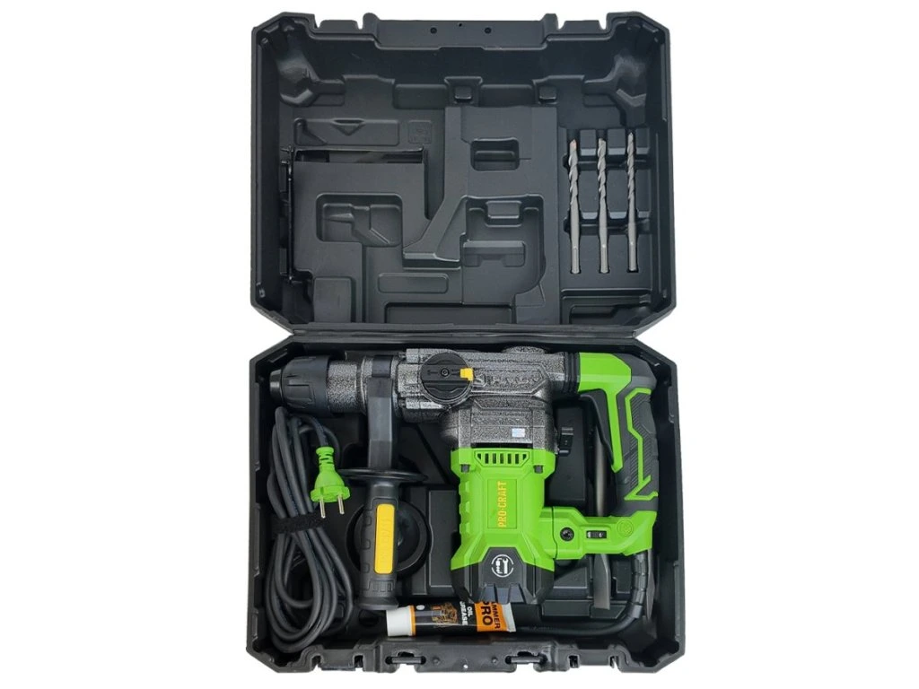 Vŕtacie a sekacie kladivo Procraft BH1800 pre prácu s betónom a kameňom