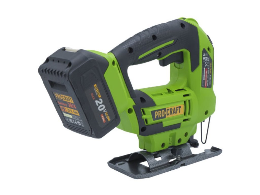 Akumulátorová priamočiara píla PROCRAFT ST22 pre čisté rezy