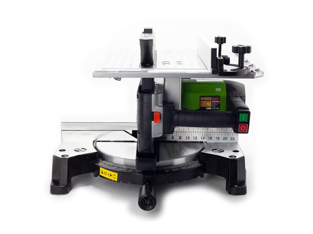 Stolová a pokosová píla Procraft CMS25 s výkonom 1 800 W