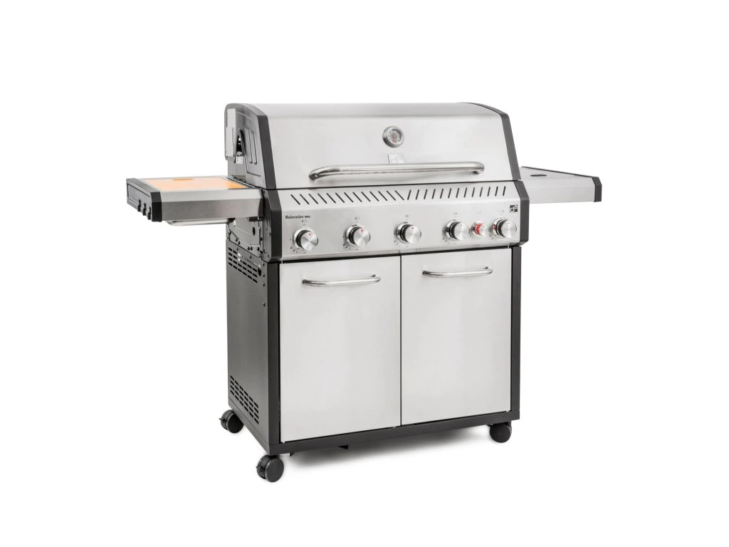 Celonerezový plynový gril G21 Nebraska BBQ Premium line s 5+1 horákmi
