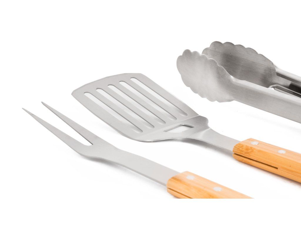 Grilovacie náradie G21 so štýlovou bambusovou rukoväťou