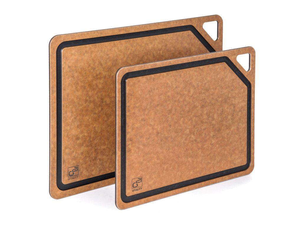 Krájacie dosky G21 EcoCut z prírodnej celulózy v sade 2 ks