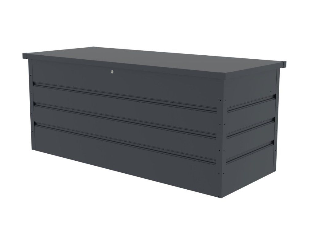 Kovový úložný box na náradie G21 Denver 770l, 165 x 69 x 62 cm