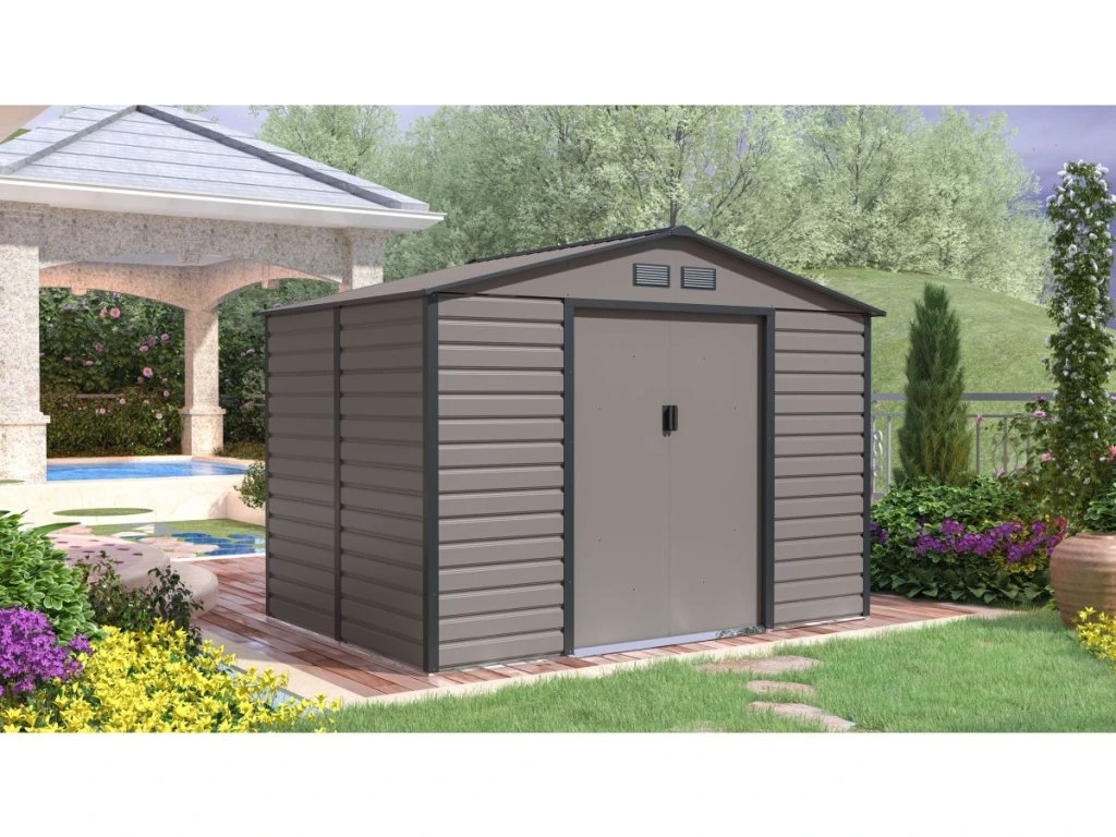 Oceľový záhradný domček G21 GAH 529 na náradie a bicykle