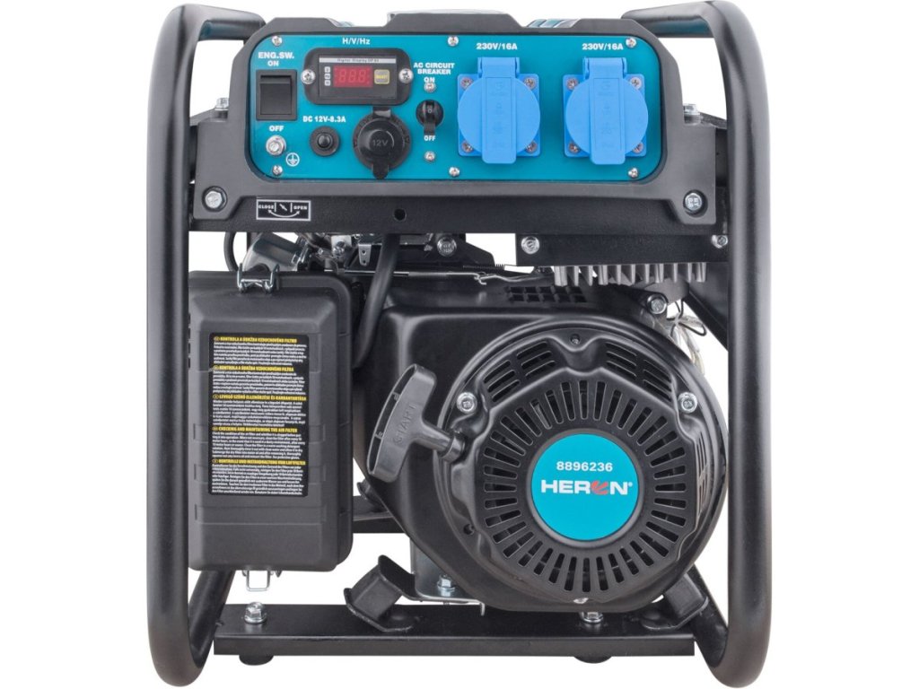 Digitálna elektrocentrála HERON s výkonom 3,8 kW a ručným štartom