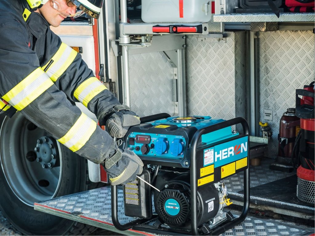 Elektrocentrála HERON 4,2 kW pre bezpečné napájanie elektroniky