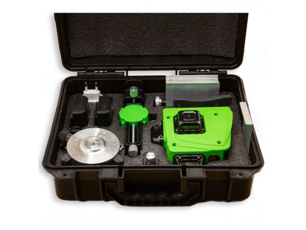 Krížový samonivelačný laser Procraft LE-4G so zeleným lúčom