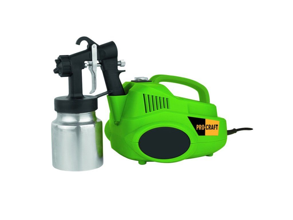 Elektrická striekacia pištoľ Procraft PSE600 pre rovnomerné lakovanie