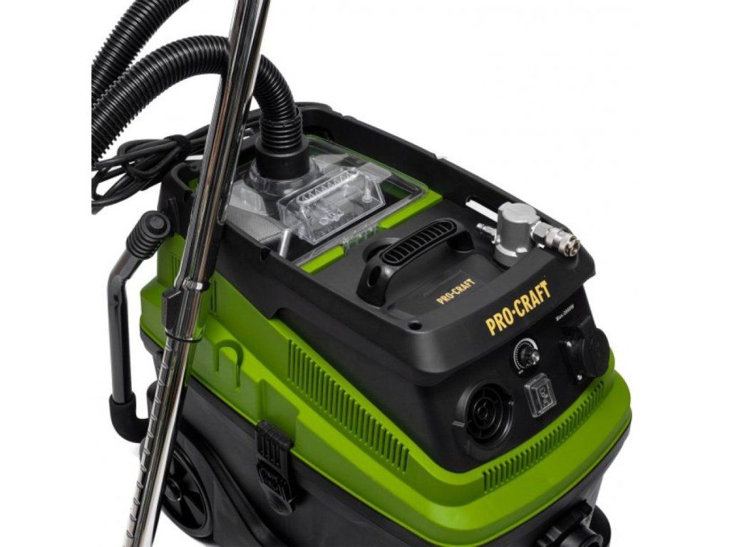 Mokré a suché vysávanie s priemyselným vysávačom Procraft VP2000