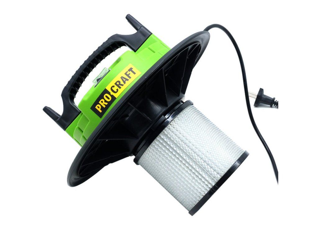 Vysávač popola Procraft VC1550: 20 l antikorová nádoba na gril aj kachle