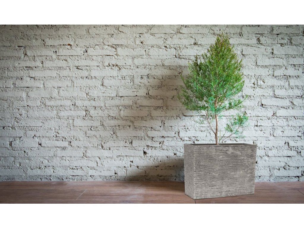 Mrazuvzdorný kvetináč G21 Natur Box so spevnenou hranou