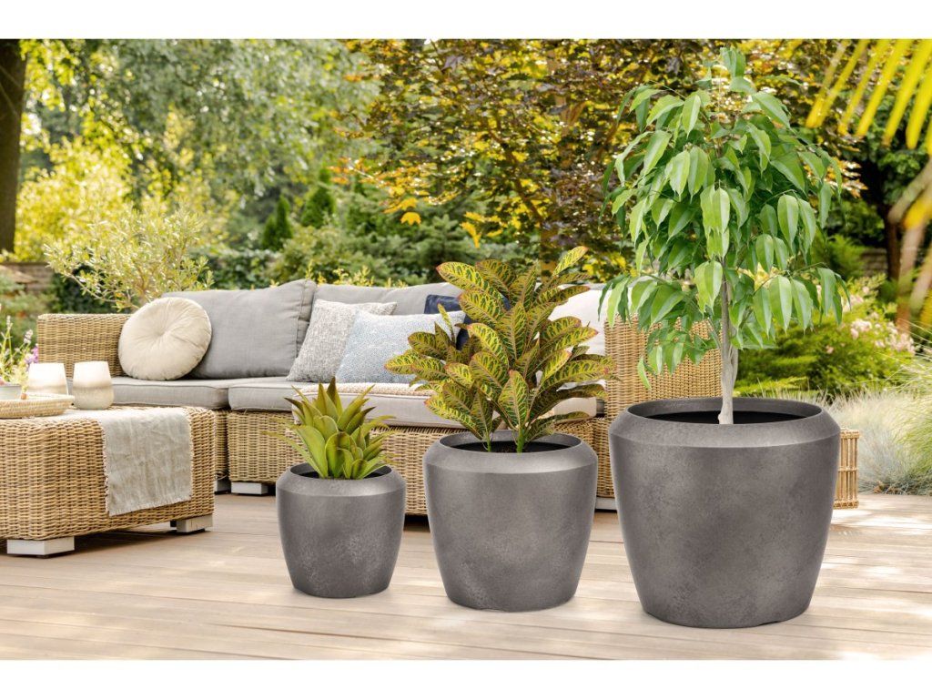 Štýlový kvetináč G21 Ancient Round pre váš interiér aj exteriér