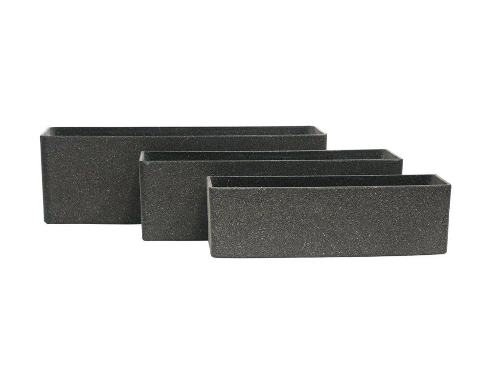 Odolný kvetináč G21 Industrial Tube so vzhľadom betónu