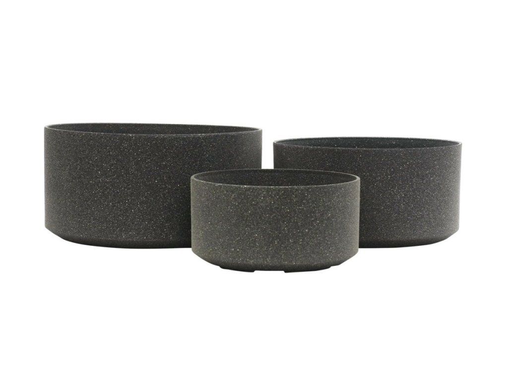 Odolný kvetináč G21 Industrial Pool so vzhľadom betónu