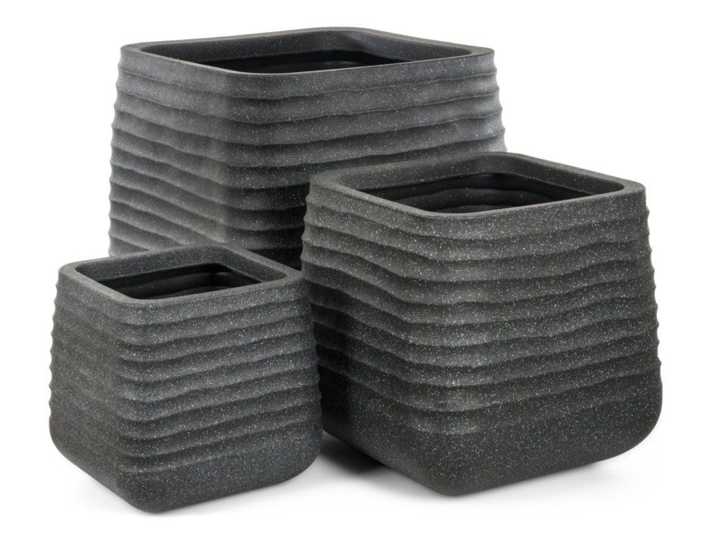 Kvetináč G21 Lava Cube pre štýlovú záhradu aj interiér