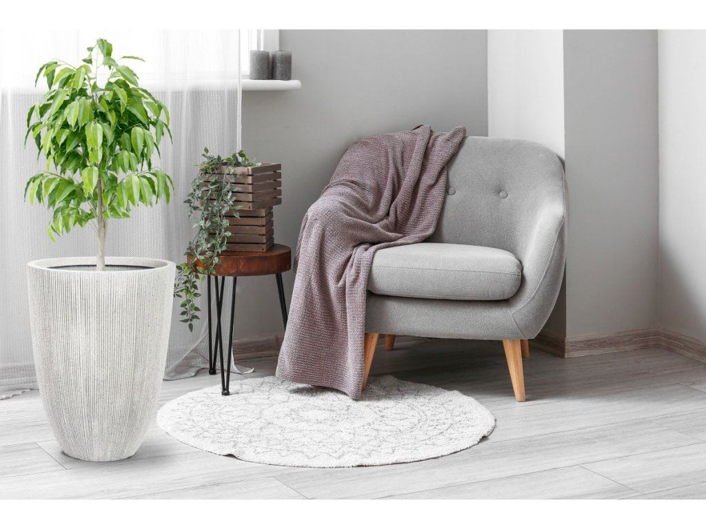 Kvetináč G21 Sand Cone vydrží mrazy aj silný letný vietor