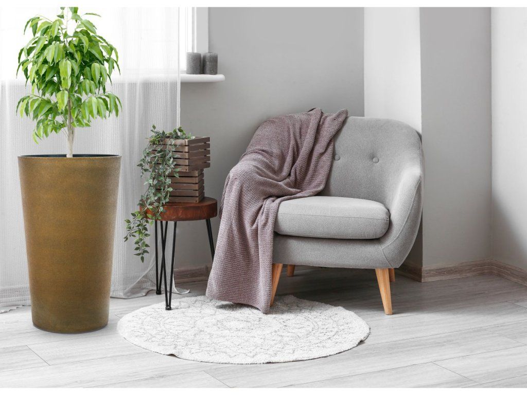 Vysoký kvetináč G21 Terra Slim na terasu aj do bytu