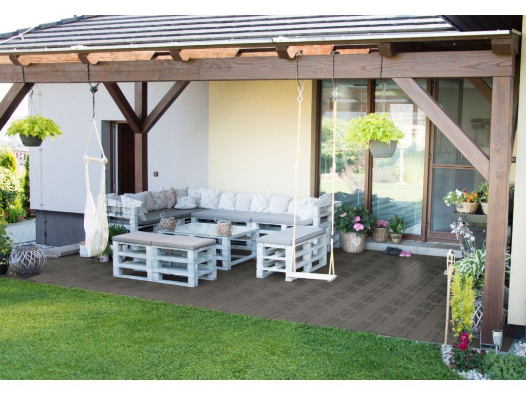 Skladačková podlaha s WPC dlaždicami G21 Palmyra