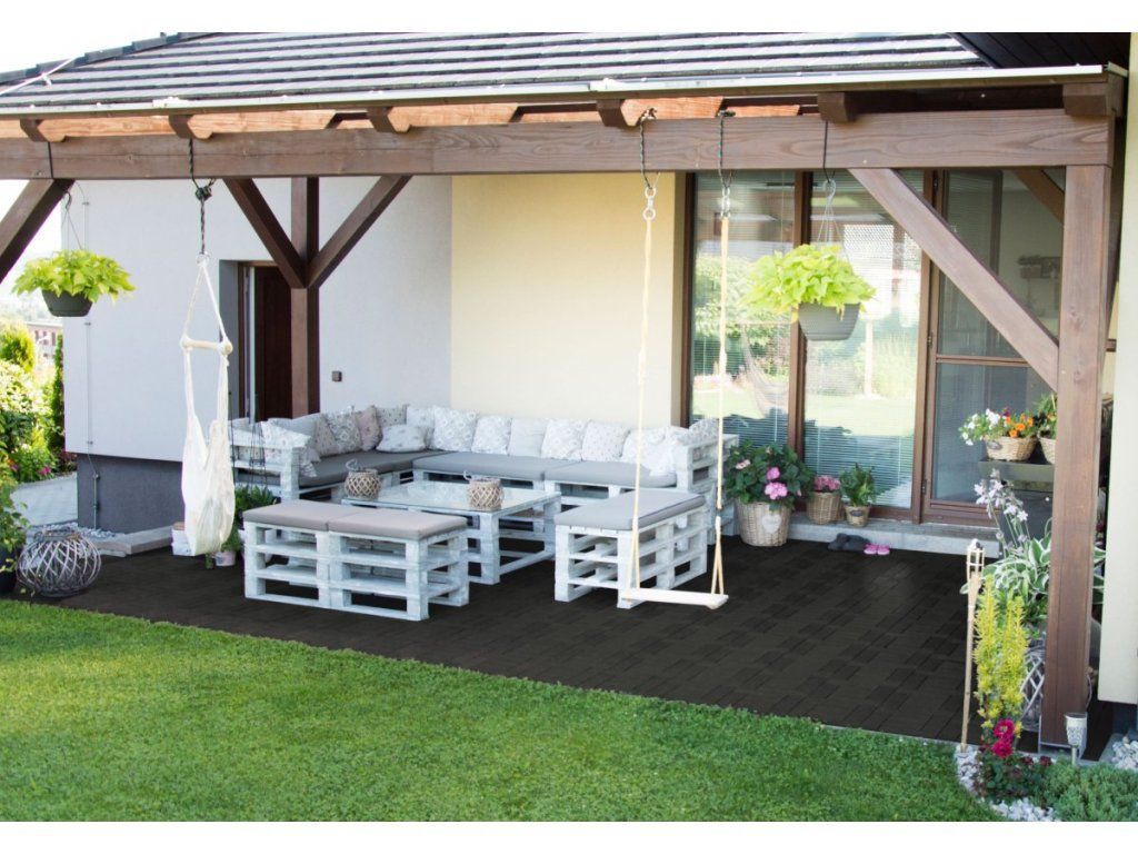 Skladačková podlaha s WPC dlaždicami G21 Palmyra