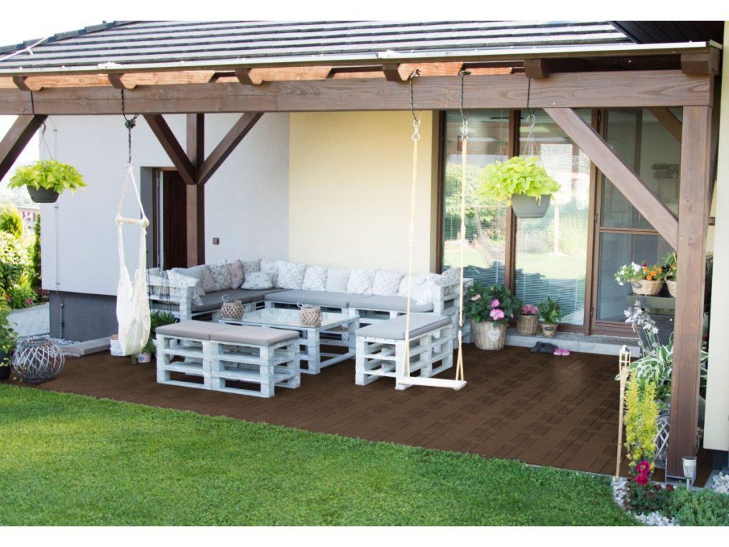 Skladačková podlaha s WPC dlaždicami G21 Palmyra