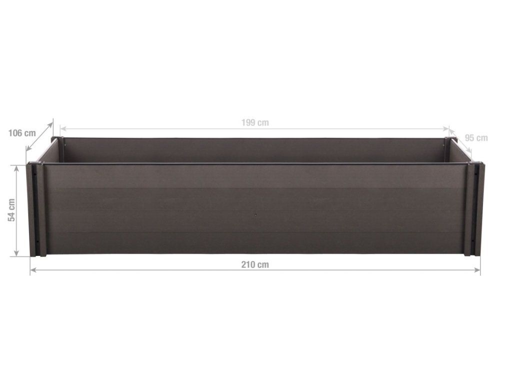 Vyvýšený záhon G21 Crop pre bohatú úrodu bez ohýbania