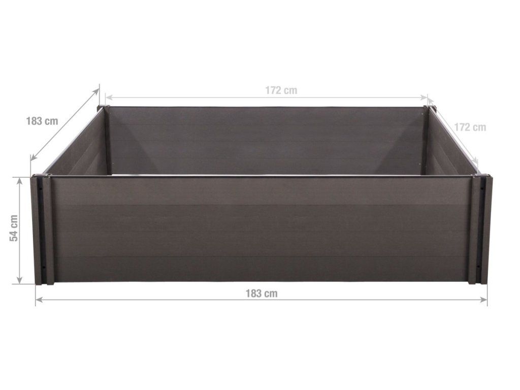 Vyvýšený záhon G21 Crop s plochou 2,96 m2 a výškou 54 cm