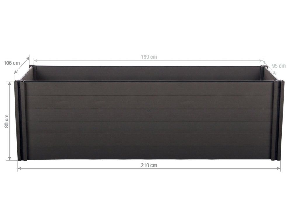 Vyvýšený záhon G21 Crop pre bohatú úrodu bez ohýbania