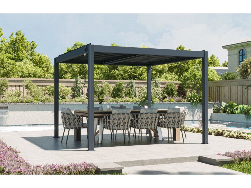 Bioklimatická pergola G21 Austin Premium s hliníkovými lamelami