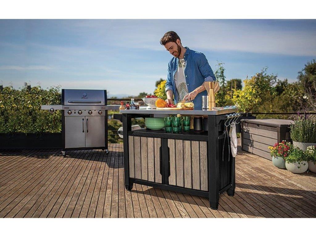 Keter UNITY XL 207 l: Profesionálna príprava jedla priamo pri grile