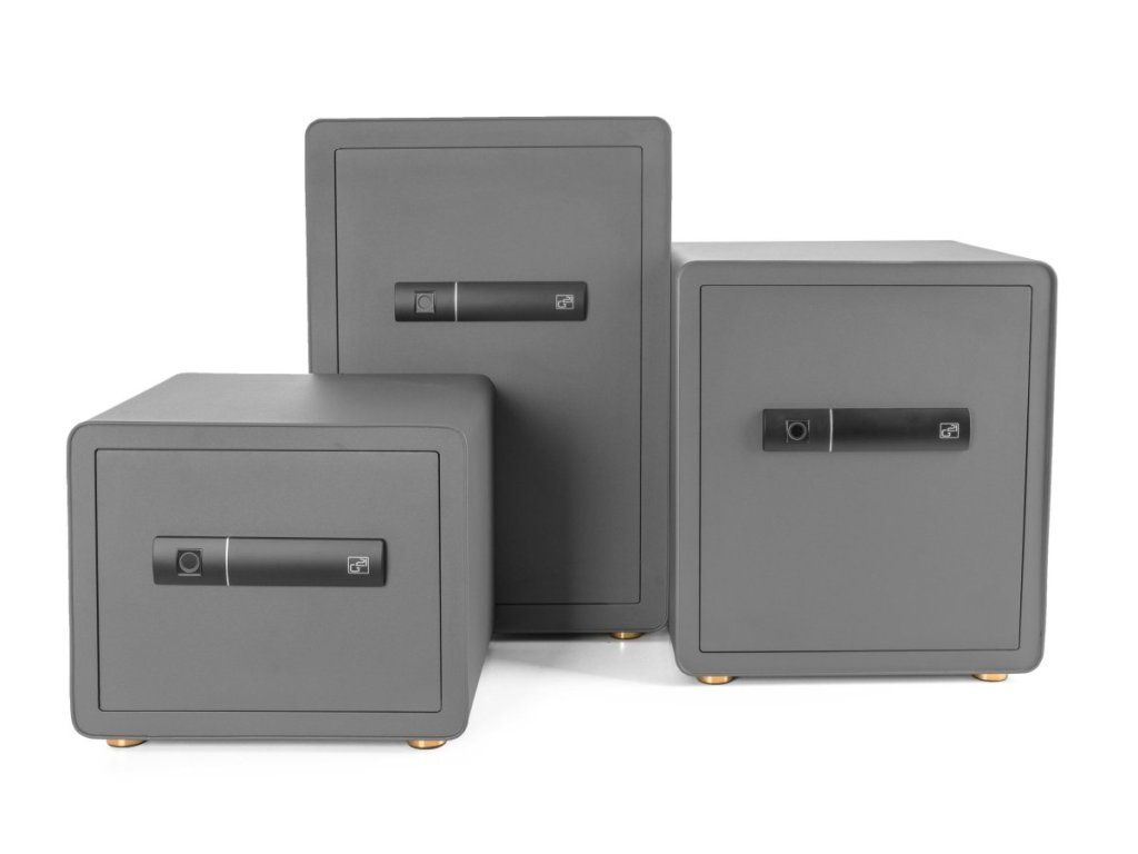 Oceľový trezor na odtlačok prsta G21 s biometrickým zámkom