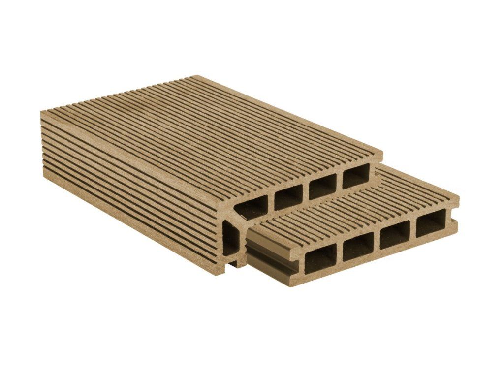 WPC terasová doska G21 v dekore Cumaru pre bezúdržbovú podlahu