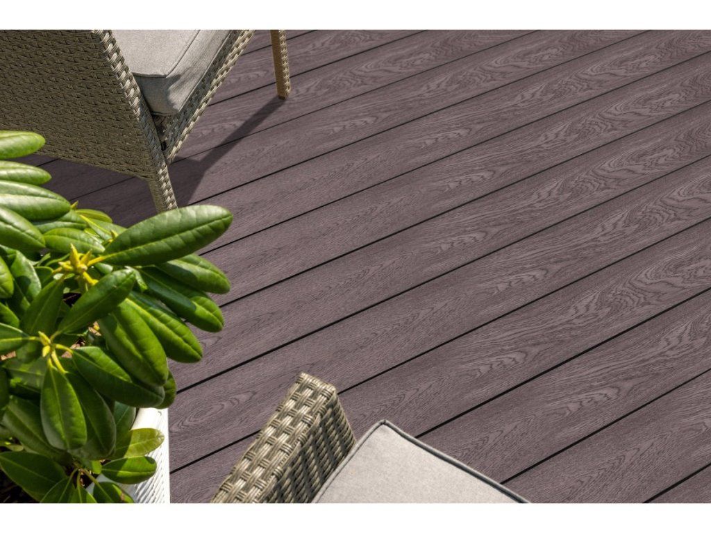 Terasová doska G21 Dark Wood, 2,5 x 14,8 x 300 cm, WPC