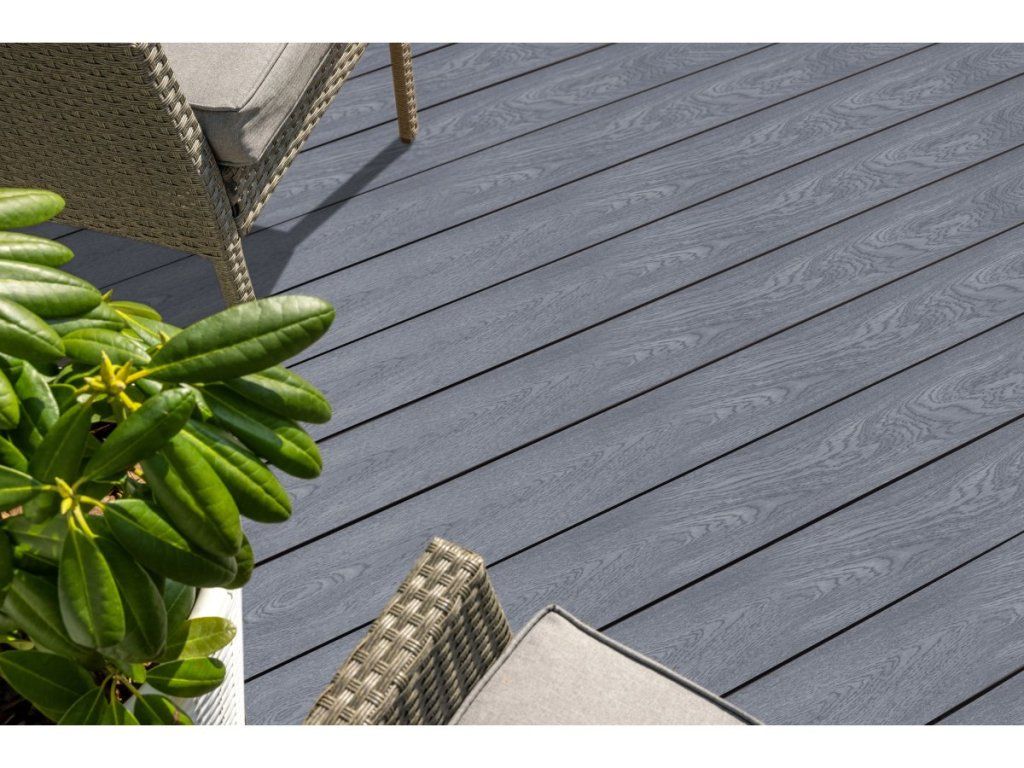 Terasová doska G21 Silver Wood, 2,5 x 14,8 x 300 cm, WPC