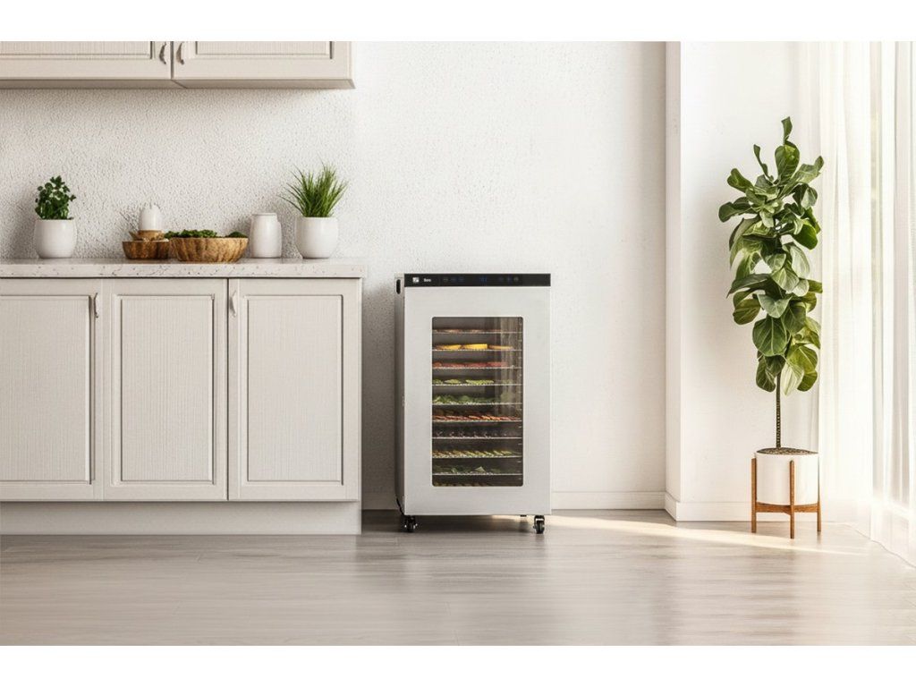 Nerezová sušička ovocia G21 Bora s výkonom 1 730 W